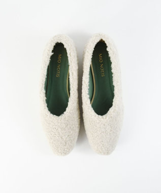 BONTRE 【MIONOTIS/ミオノティス】ファーフラットパンプス/40411