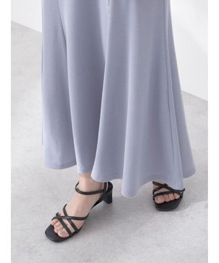 earth music&ecology リブドッキングワンピース Gray