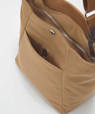 TOPKAPI 【Breath TOPKAPI】SLANT スラント ナイロン ユーティリティ ショルダーバッグ　 ブラウン