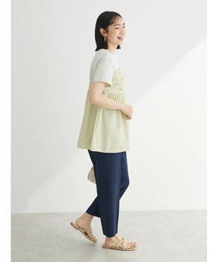 Green Parks ミディ丈ビスチェドッキングプルオーバー Light Green