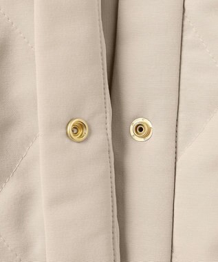 自由区 S キルト アウター ライトベージュ