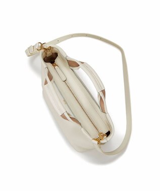 TOPKAPI 【TREASURE TOPKAPI】ソフトシュリンク テープハンドル ショルダー付きミニ トート バッグ ホワイト