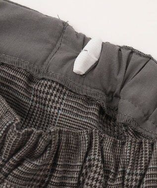 ANY KIDS チェック柄 プリーツ キュロット グレンチェック