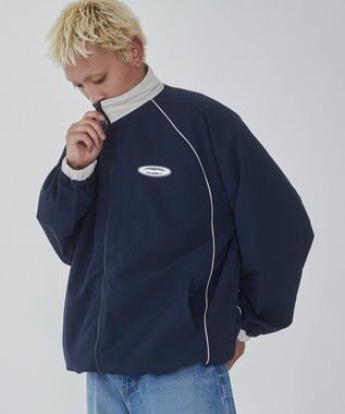 WEGO バルーンナイロンブルゾン ネイビー