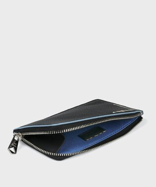 Paul Smith ストライプコーナー フラグメントケース ブラック