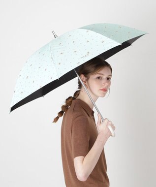 MOONBAT 【 遮光率100％/遮熱/UV】PAUL&JOE ACCESSOIRES(ポール&ジョー) 晴雨兼用日傘 ジプシー ネコ 長傘