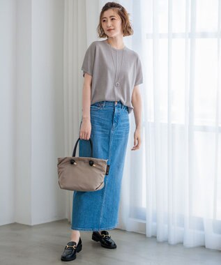 23区 3WAY リングトップ ネックレス シルバー系