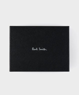 Paul Smith ストライプコーナー フラグメントケース ブラック
