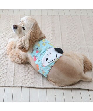 PET PARADISE スヌーピー  クールベスト 《果物柄》 中型犬 果物柄