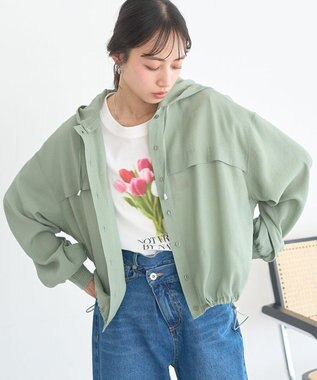 earth music&ecology 【予約】シアーシャツブルゾン