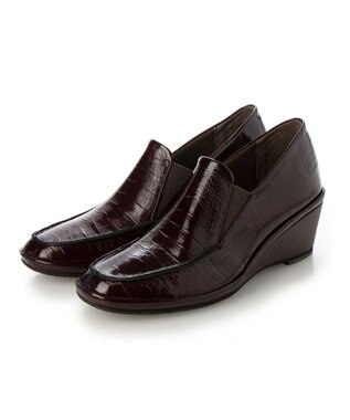 MODE ET JACOMO <D'ICI>ウェッジヒールサイドゴアスリッポンシューズ