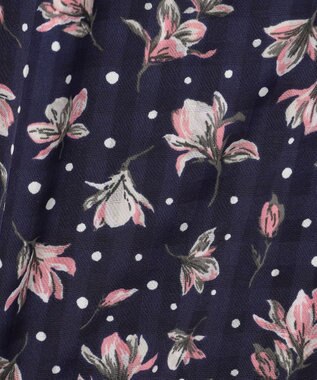 組曲 L フラワードットプリント スカート ネイビー系5