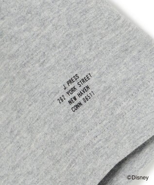 J.PRESS MEN 【DISNEY COLLECTION】【UNISEX】フロントイラストTシャツ / ミッキーマウス ライトグレー系