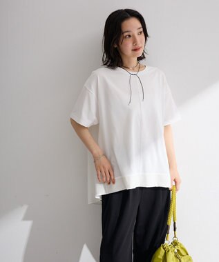 Green Parks バックタックドッキングプルオーバー Off White