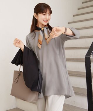 Tiaclasse 【安田美沙子さん　小倉優子さん着用】リボンデザイン通勤バッグ モカ