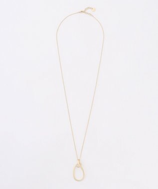 J.PRESS LADIES ドロップ カーブ ネックレス ゴールド系