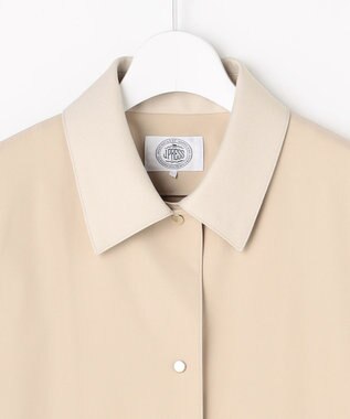 J.PRESS LADIES ドライツイルストレッチ ステンカラー コート ベージュ系