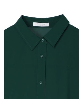 Green Parks ＳＥＴ２点　合皮ベルト＋ミディシャツワンピース Green