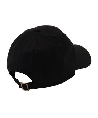 MOONBAT PAUL&JOE ACCESSOIRES(ポール&ジョー）ロゴ入り 深キャップ 帽子 ネコチャーム付 UVカット ブラック