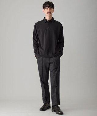 UNFILO MENS 3シーズンスウェット ポロTEE ブラック