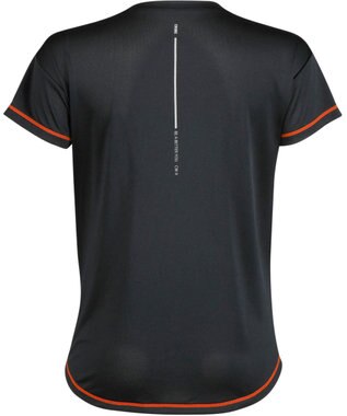 CW-X 【WOMEN】 CW-X 【CHUMS (チャムス)コラボ】 レディーストップス 薄軽ランニングシャツ 吸汗速乾(本体) UVカット率90％以上(本体) 3分袖 半袖 レディース LNY510 /ワコール ブラック