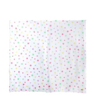 MIKI HOUSE HOT BISCUITS 二重織ガーゼのマルチケット マルチカラー