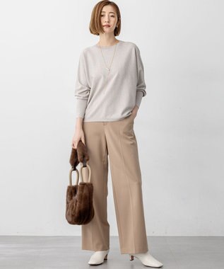 23区 NOMADIS MOON ファー バッグ ダークブラウン