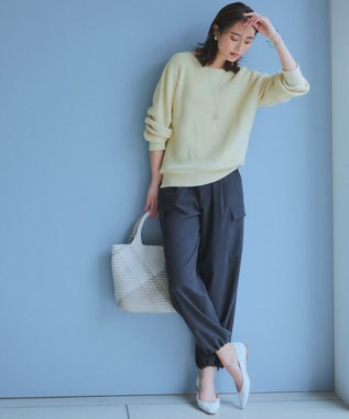 23区 【Oggi4月号掲載】メッシュ トートバッグ ベージュ系