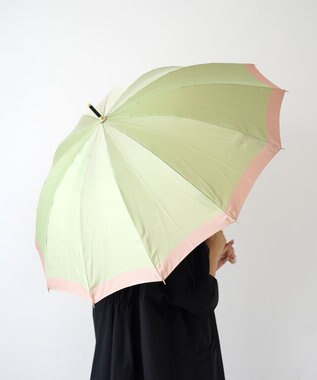 槇田商店 SCENE グログランシャンブレー グリーン 長傘