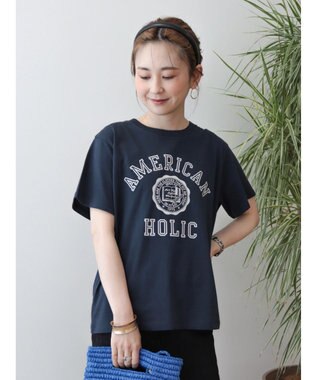 AMERICAN HOLIC ＡＭＥＲＩＣＡＮ　ＨＯＬＩＣ　ＴＥＥ1 Navy