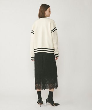 GRACE CONTINENTAL ニットスタジャン キナリ