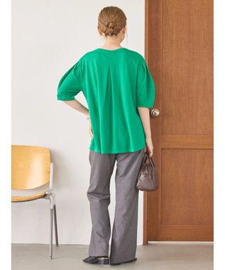 AMERICAN HOLIC 接触冷感袖コンシャスカットプルオーバー Green