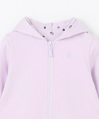 組曲 KIDS 【80-90㎝】LOVE Parent パーカー ラベンダー系