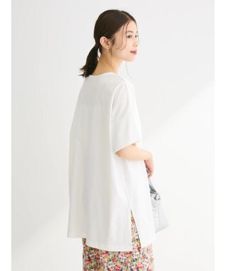 Green Parks 冷っとすずやか　袖広チュニック Off White