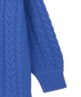 YECCA VECCA ケーブルニット Blue