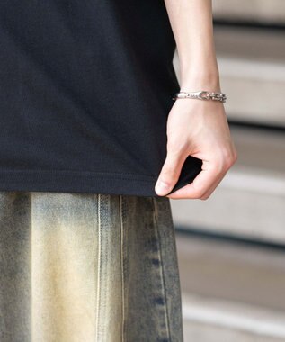 WEGO 【接触冷感/吸水速乾/ユニセックス着用ITEM/SMLサイズ展開】別注BENDAVISクールタッチワンポイントT（SS） ブラック