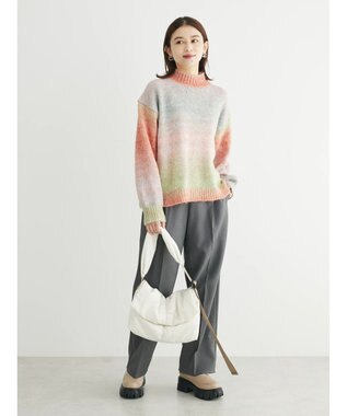 Green Parks グラデーションニットプルオーバー Multi