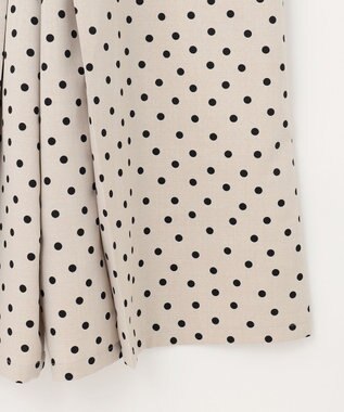 ANY 【洗濯機可/着丈調整可】ドットプリント サロペット ベージュベース