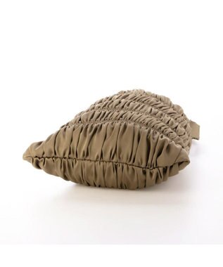 UNBILLION カシュカシュ cachecache / サテンギャザー巾着トートバッグ オーク