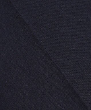 自由区 【洗える】テンセルリネンストレッチ テーラードジャケット ネイビー系