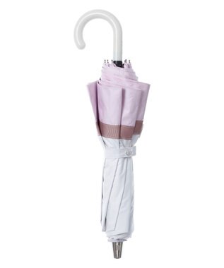 MOONBAT 【日傘】エスタ (estaa) Beauty shield折りたたみ傘リボン ホワイト