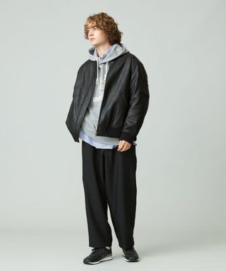 J.PRESS YORK STREET 【UNISEX】YALE裏毛パーカー ライトグレー系