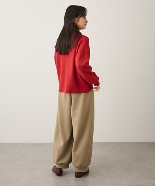 CRAFT STANDARD BOUTIQUE 深Vネックニットプルオーバー Red