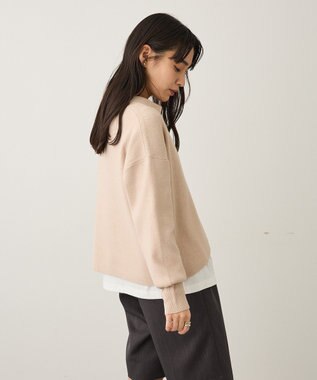 CRAFT STANDARD BOUTIQUE 深Vネックニットプルオーバー Light Beige