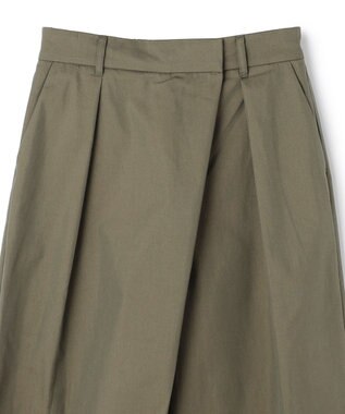 UNFILO L アシンメトリー ラップパンツ カーキ