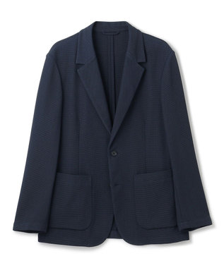 JOSEPH HOMME ソフトタックジャージー　ジャケット ネイビー系