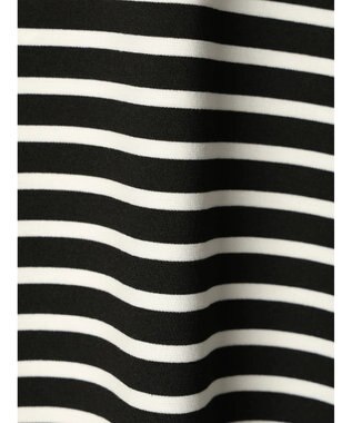 AMERICAN HOLIC 抗菌防臭＋接触冷感　コクーンカットプルオーバー Border Black