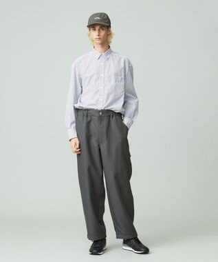 J.PRESS YORK STREET 【UNISEX】タイプライターストライプ シャツ ホワイト系1