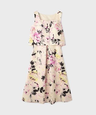 GRACE CONTINENTAL ボタニカルセパレートドレス ピンク