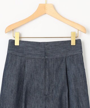 組曲 L 【組曲×setsuko sagittaire】ストレッチデニムパンツ ネイビー系